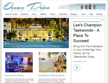 Tablet Screenshot of oceandrivemiamibeach.com